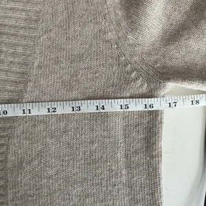 Cynthia Rowley Long Zip Cardigan M Beige Angora Wool Blend Duster Coastal Preppy thumbnail 10