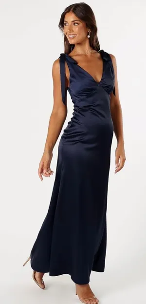 Petal & Pup Navy Formal Dress thumbnail 1