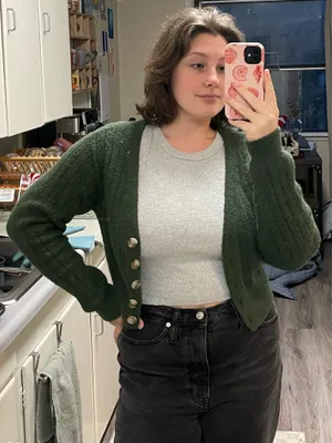 Urban Outfitters Green Cardigan thumbnail 2
