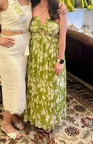 Abercrombie Green Maxi Dress thumbnail 3