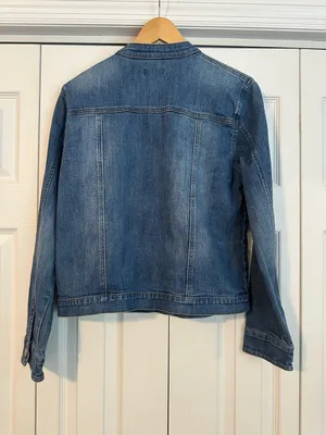 Vintage Route 66 Denim Jean Jacket, M/L thumbnail 5