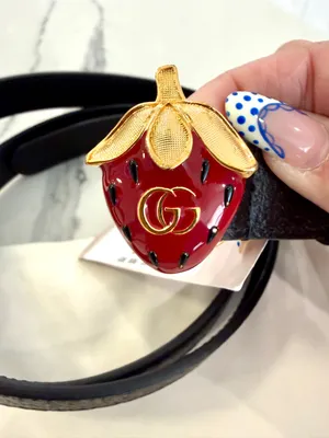 Gucci Strawberry Pendant Belt thumbnail 2