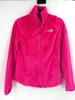The North Face Osito Fleece Jacket Women Small Pink Full Zip Fuzzy Gorpcore thumbnail 1