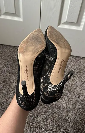 Lace Black High Heals. thumbnail 3