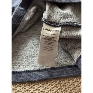 Patagonia‎ Womens Geologers Ahnya Crewneck Sweatshirt Blue Logo Sz M thumbnail 5