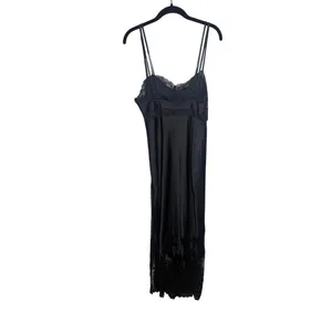 Free People Night Out Mood Midi Slip Sz. M thumbnail 6