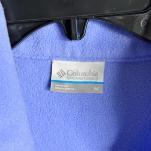 Columbia Women Blue Fleece Zip‎ Up Sweater Jacket Size M. thumbnail 4