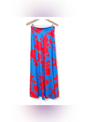 Amazon Women’s 2 piece Floral Print Crop Top & Maxi Size Small thumbnail 9