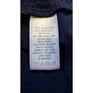 Simonton Says 1X Navy Wide Leg Culottes Pull On Pants thumbnail 3