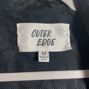 Outer Edge Cropped Blk windbreaker sz M thumbnail 7