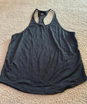 woman top shirt xl size work out sport gym thumbnail 1