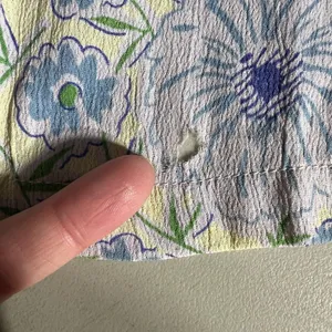 April Cornell‎ Maxi Skirt Womens Small Blue Yellow Floral Boho Buttons Stretch S thumbnail 4