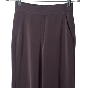 Lululemon‎ Softstreme High-Rise Straight-Leg Cropped Pants Brown Minimalist XS thumbnail 3