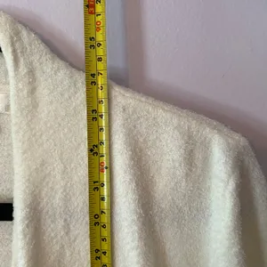 Barefoot Dreams Cozychic Lite White Gray Ombre Cardigan Sweater Small / Medium thumbnail 7