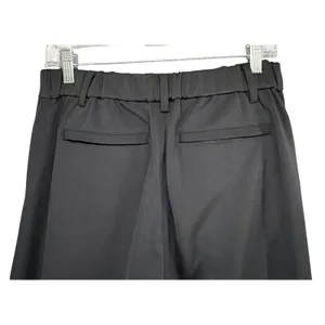 Cuts Clothing Essential Pant S Short Black Pleated Wide Leg Business Trouser NEW thumbnail 5