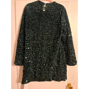 Cupshe‎ Womens Emerald Green Sequin Long Sleeve Mini Dress CAA05A4K078RR Size L thumbnail 6