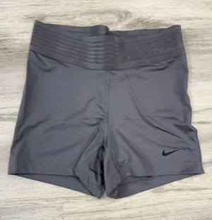 Nike Pro Women's Gray Training Shorts thumbnail 1