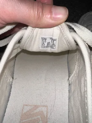 Pink and white woven platform vans thumbnail 3