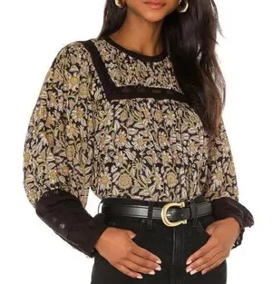 Anthropologie Cleobella Harley Boho Peasant Blouse Size XS thumbnail 1