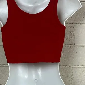 Brandy Melville Red Cropped Tank one size thumbnail 8