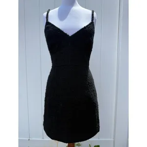 Abercrombie & Fitch Black Tweed Dress Size Small thumbnail 2