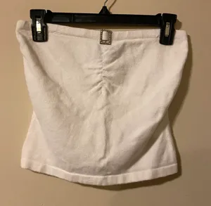 Nordstrom Frenchi Y2k White Tube Top Medium thumbnail 1