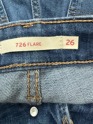Levi’s 726 Flare Denim Jeans Size 26 thumbnail 4