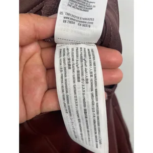 Abercrombie & Fitch 90s Straight Ultra High Rise Vegan Leather Pants Brown 33 thumbnail 9