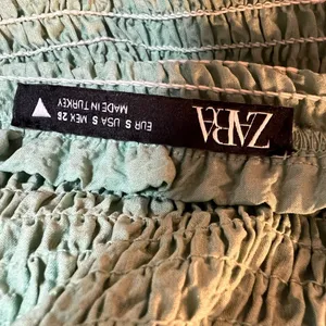 Zara Mint Green Ruffle Mini‎ Dress Size Small thumbnail 3