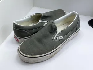 Vans Charcoal Slip Ons | M6.5/W8 thumbnail 2