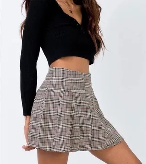 Princess Polly Plaid Last City Mini Skirt thumbnail 1