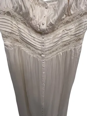 House of CB Illiana scalloped-trim bodice-top stretch-silk maxi dress Large plus thumbnail 5