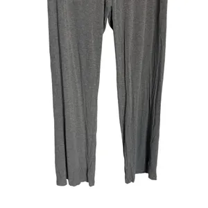 Skims Heather Gray Wide Leg Pull-On Stretch Jersey Loungewear Pajama Pants Large thumbnail 3