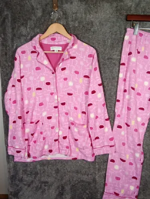 Live Love Loungue By Karen Neuburger Rose All Day Pink Set Pajamas Womens S thumbnail 5