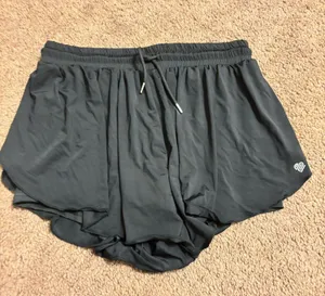 Justice running shorts, Joy Lab brown running shorts, White skirt thumbnail 1