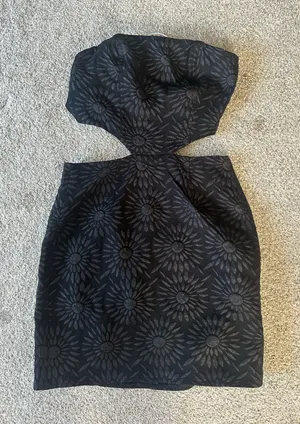 Princess Polly Mini Dress Black Cut-Out thumbnail 1