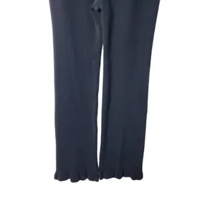 Free People Beach Black Knit Ribbed Casual Lounge Pull On Pants Size Small thumbnail 7