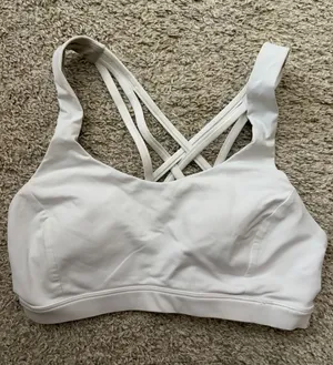 White Lululemon Sports Bra thumbnail 1