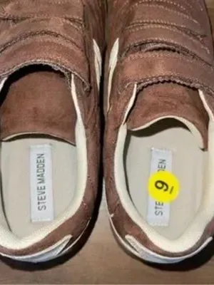 NWOT Steve Madden Chocolate Brown Macer Sneakers thumbnail 8