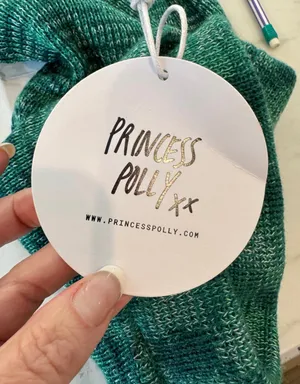 NWT Princess Polly Green Knit High Waist Mini Skirt M L thumbnail 6