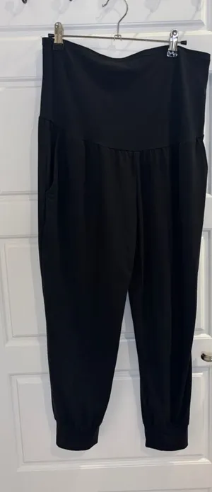 Threads 4 Thought Black Jogger Pants High Rise Lounge Athleisure Medium thumbnail 1