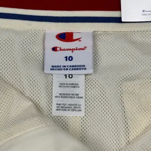 Champion‎ Campus Skirt Womens 10 Unbleached Cotton Cream Mini Mesh Lined New thumbnail 5