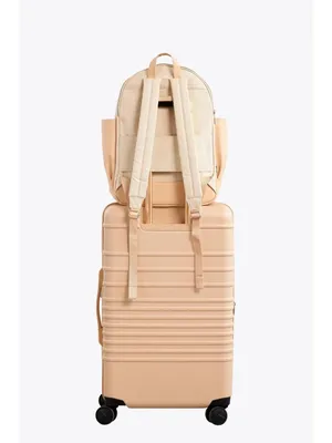 BEIS The Backpack in Beige thumbnail 2