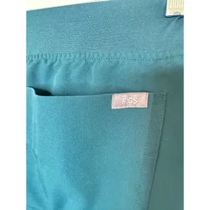 FIGS Zamora High-Rise Jogger Scrub Pant Caribbean Blue size XS/P thumbnail 9