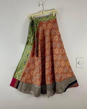 Reversible Maxi Wrap Skirt BINW310 Multiple thumbnail 1