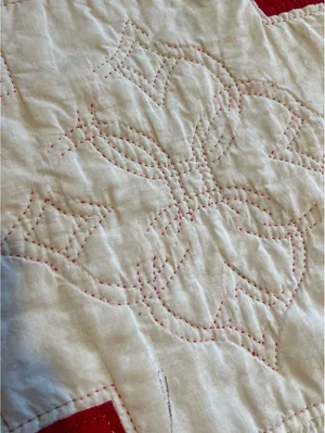 Vintage Handmade Oversized Quilt Coat thumbnail 7