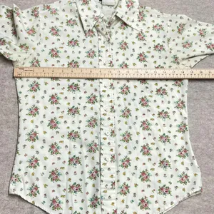 Vintage‎ Cottagecore Prairie Ditsy Floral 70's Western Boho Chic Dagger Collar thumbnail 5
