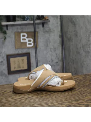 NWT Sperry Womens Daliahfish Flip Flop Thong Sandals 14185896 Tan Brown 8.5M thumbnail 7