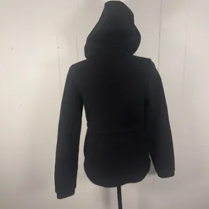 Varley HOODED Anset Tie front jacket in Black Size S~VERY NICE thumbnail 3