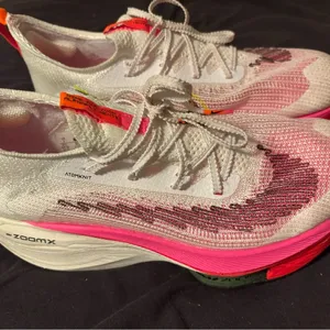 Nike White and Pink Athletic Shoes for Performance Alphafly Next% Flyknit. thumbnail 6